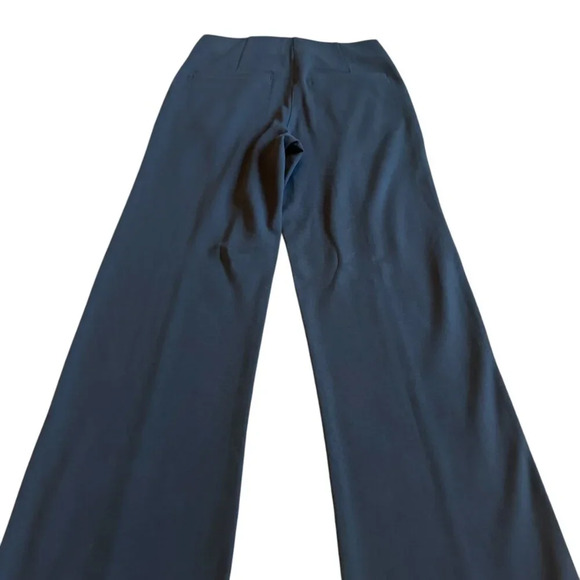 Betabrand Pull On Black Pants Wide Leg Button Detail Office Size Small Petite - Picture 8 of 10